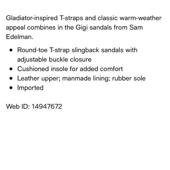 Sam Edelman GIGI Gold Metallic Reptile Embossed Leather T Strap Thong Sandals - Picture 2 of 16